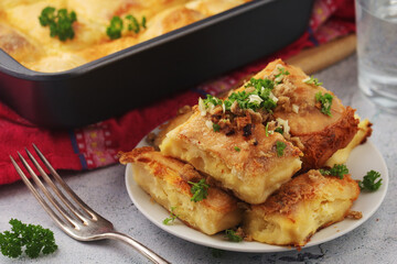 Zagorskie strukli, a national Croatian dish	