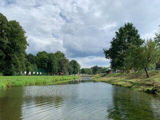 Fototapeta premium lake in the park