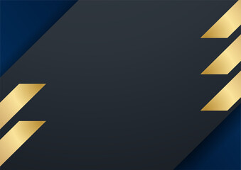 Blue gold abstract background modern minimalist for certificate and presentation design. Suit for business, corporate, institution, party, festive, seminar, and talks.