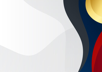 Blue gold abstract background modern minimalist for certificate and presentation design. Suit for business, corporate, institution, party, festive, seminar, and talks.