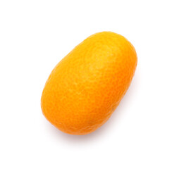 Tasty kumquat on white background