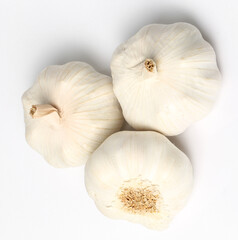 Garlic on the table