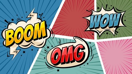 Classic comic background  © anggi wibisono