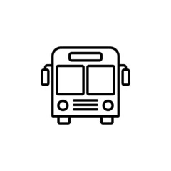 Bus icon. bus sign and symbol. transport symbol
