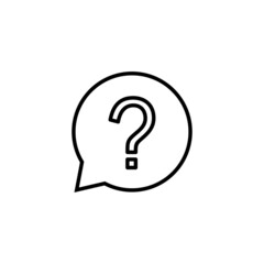 Question icon. question mark sign and symbol