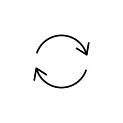 Refresh icon. Reload sign and symbol. Update icon.