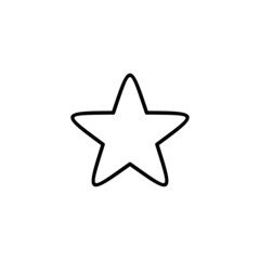 Fototapeta premium Star Icon. rating sign and symbol. favourite star icon