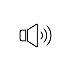 Speaker icon. volume sign and symbol. loudspeaker icon. sound symbol