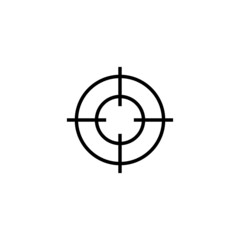 Target icon. goal icon vector. target marketing sign and symbol