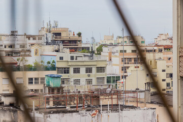 buildings in the Copacabana neighborhood in Rio de Janeiro.
