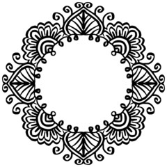 Mandala Frame Background Circle Ornament