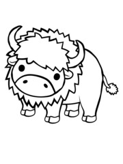 Großes süßes Bison 