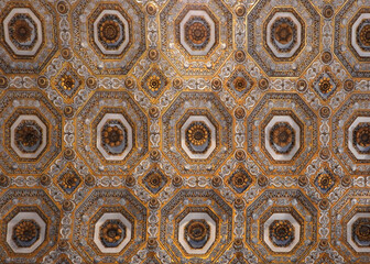 Vatican fancy decorations of the ceiling