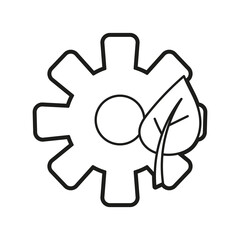 Isolated tool plant draw animated clean energy vector illustration