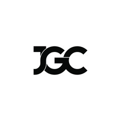 jgc letter original monogram logo design