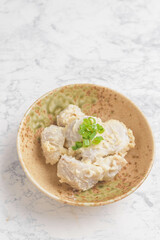 里芋の白味噌和え