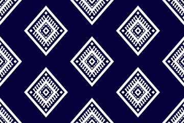 Geometric ethnic seamless pattern traditional. Design for background, carpet,wallpaper,clothing,wrapping,batik,fabric,Vector,illustration,embroidery.