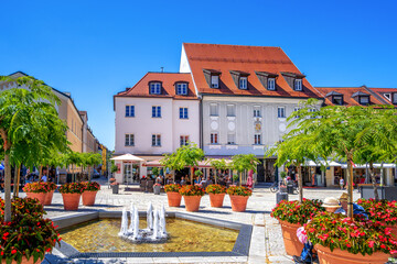 Luitpoltplatz, Deggendorf, Bayern, Deutschland 