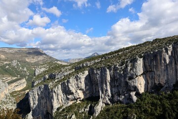 cliff in the mountains