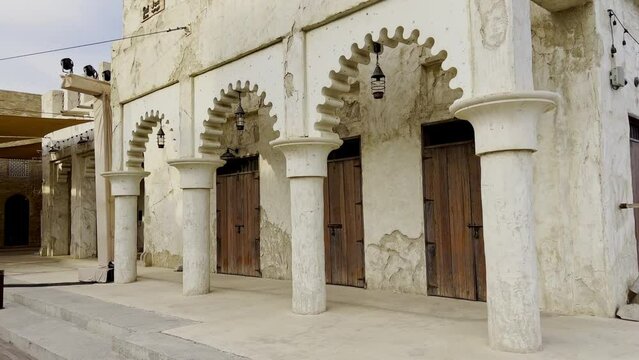 Quiet Neighbourhood Of Al Fahidi In Dubai, United Arab Emirates. - POV