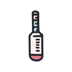 alcoholmeter color vector doodle simple icon design