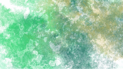Green watercolor background for your design, watercolor background concept, vector.
