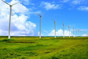 北海道の風力発電所