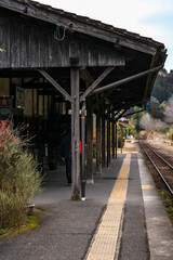 japanese wooden station