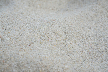 Fototapeta na wymiar sandy beach background in Thailand Ko Samui Chaweng Beach