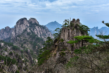 Huangshan scenery. Huangshan city, anhui province, China.