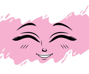 happy anime eyes