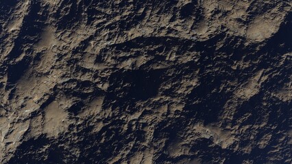 science fiction wallpaper, cosmic landscape, realistic exoplanet, abstract cosmic texture, beautiful alien planet in far space, detailed planet surface, abstract aerial view 3d render