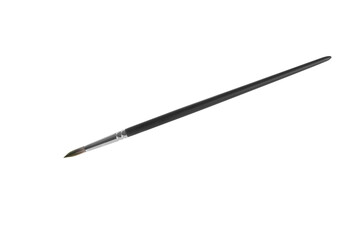 Clean paintbrush isolated on white. Art supplies