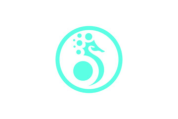 Seahorse logo design