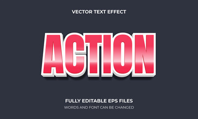 Bold Editable 3D Text Effect