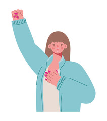 pretty teen illustration