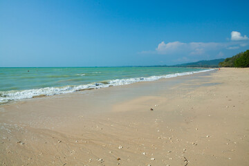 Fototapeta na wymiar Sea and sand at Khao Lak,Thailand.