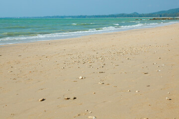 Sea and sand at Khao Lak,Thailand.
