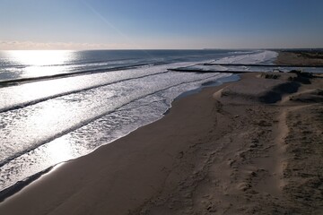 早朝の九十九里浜　