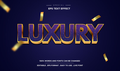 Editable luxury text effect modern gradient gold with silky smooth waves