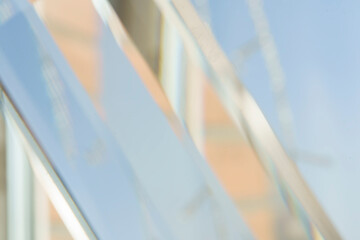 An abstract light background with blurred lines