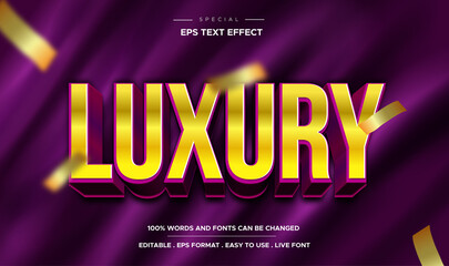 Editable luxury text effect modern gradient gold with silky smooth waves