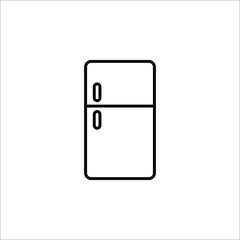 fridge freezer refrigerator condenser iconon white background