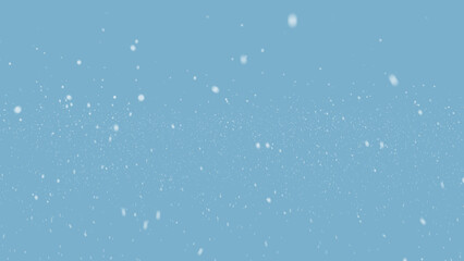 rain drops on the window. falling snow background snowflakes in blur over blue background. background with snowflakes. Sparse glowing snow. Abstract daylight chaotic scatter with sparse glowing snow.
