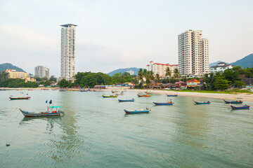 Fisherman beach Penang, Malaysia.