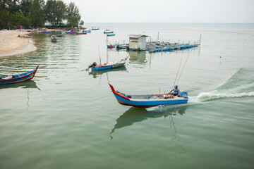 Obraz premium Fishermen in Penang