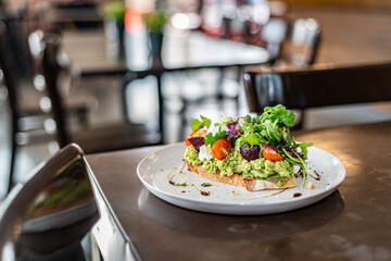 salad on a table