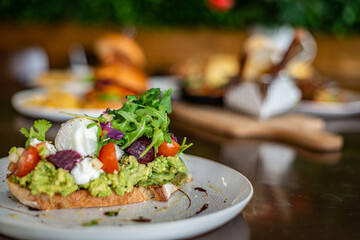 salad with cheese and olives