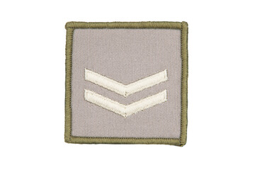 Corporal rank badge for army uniform