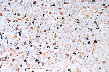 Colorful terrazzo floor or mix polished stone on background